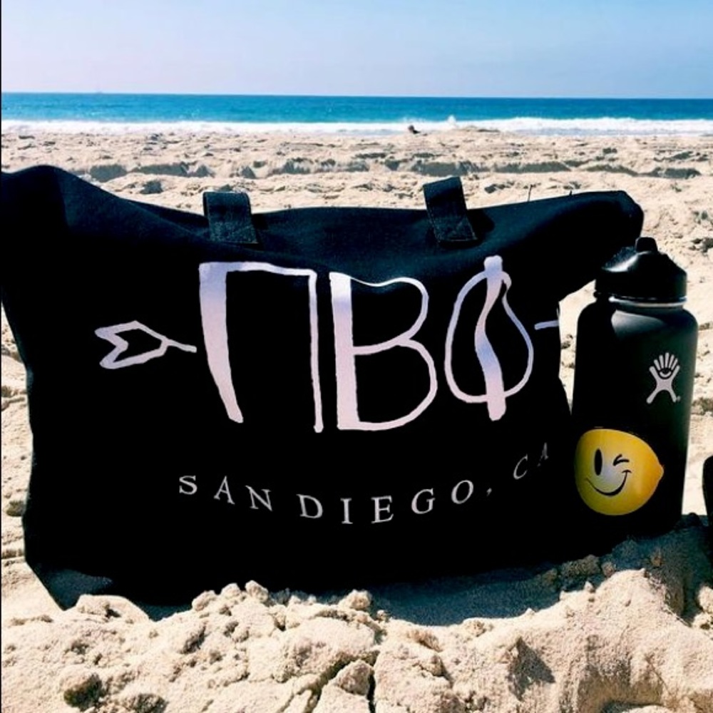 Pi Beta Phi Beach Tote Bag
